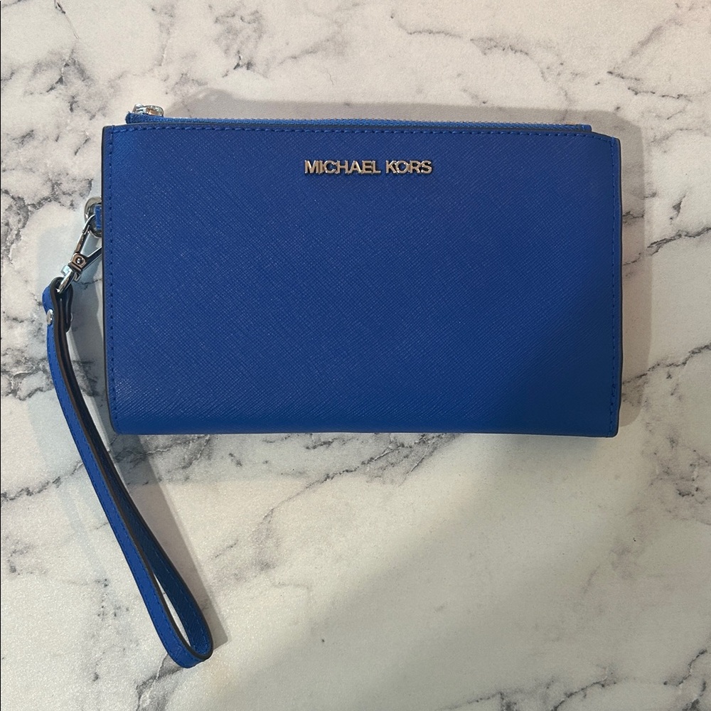 Michael Kors Royal Blue Wristlet